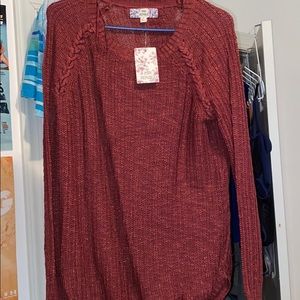 Long sleeve crew sweater